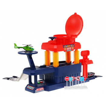 Interaktywna Myjnia dla autek dla dzieci 3+ Autko zmieniające kolor + Zjeżdżalnia + Winda